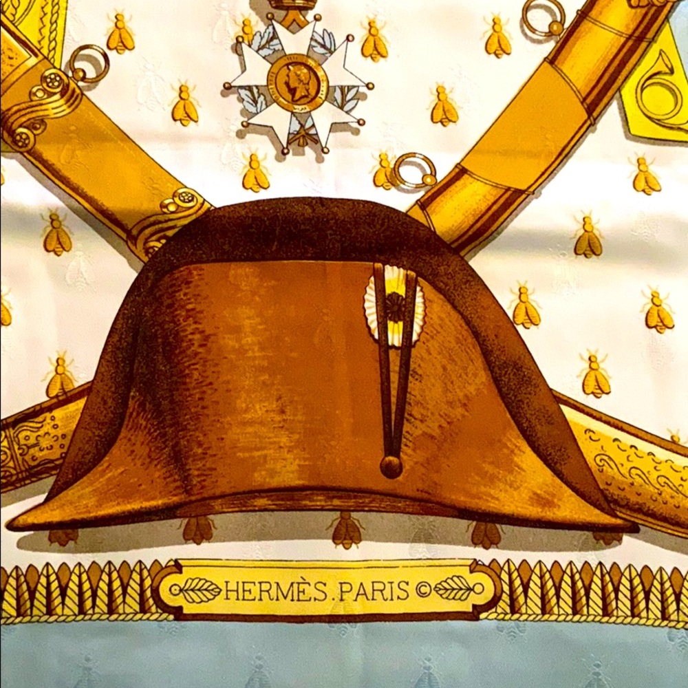 🎉2xHP🎉Hermès Paris Napoleon Scarf - Picture 2 of 15